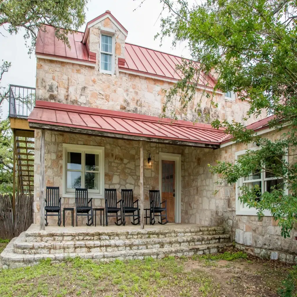 Cabin 1 is a Texas Hill Country Historic Cottage located in Fredericksburg.