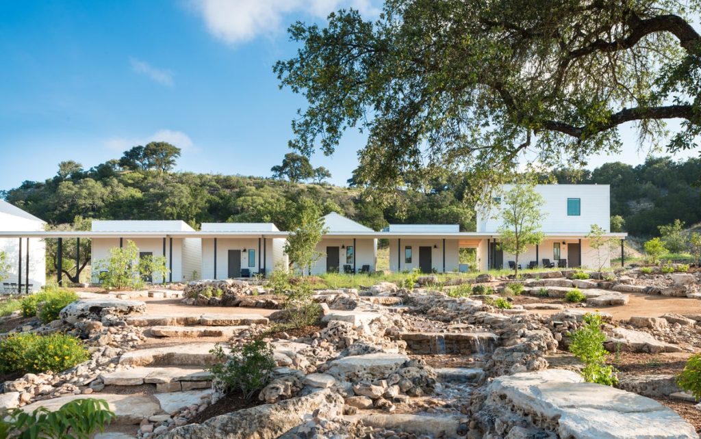Modern Texas Hill Country Cottages for Group Lodging
