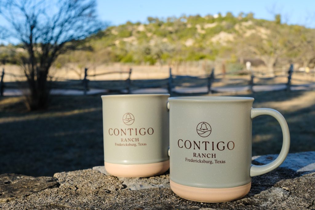 Contigo Ranch branded mugs